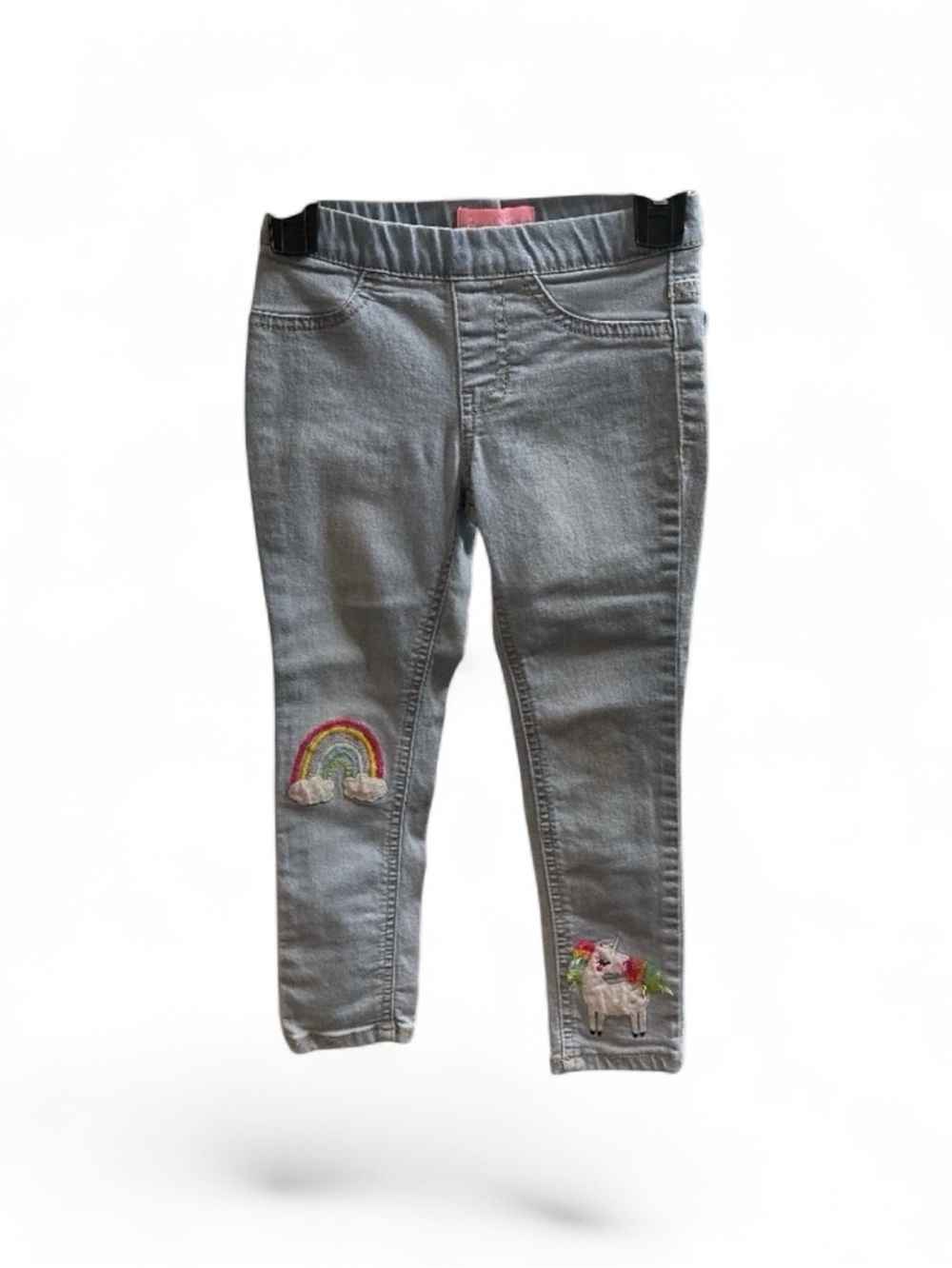 Freestyle Skinny Stretch pull on denim with Patchwork detail 4T